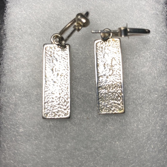 Sterling Silver Earrings with Rainbow Colors 🌈 - Picture 2 of 3